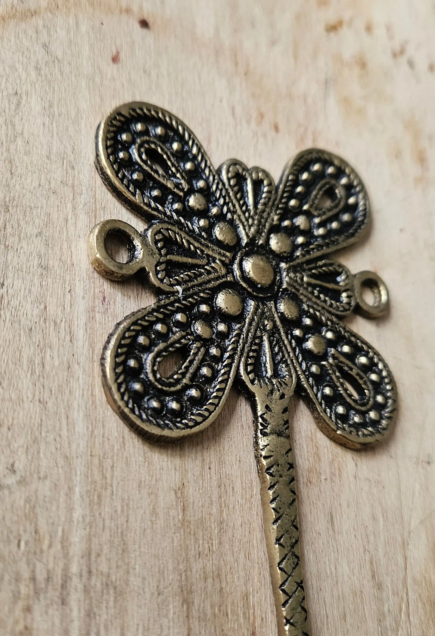 Patère Murale Papillon en Bronze - Crochet Vintage Bohème Décoratif Tokolausanne