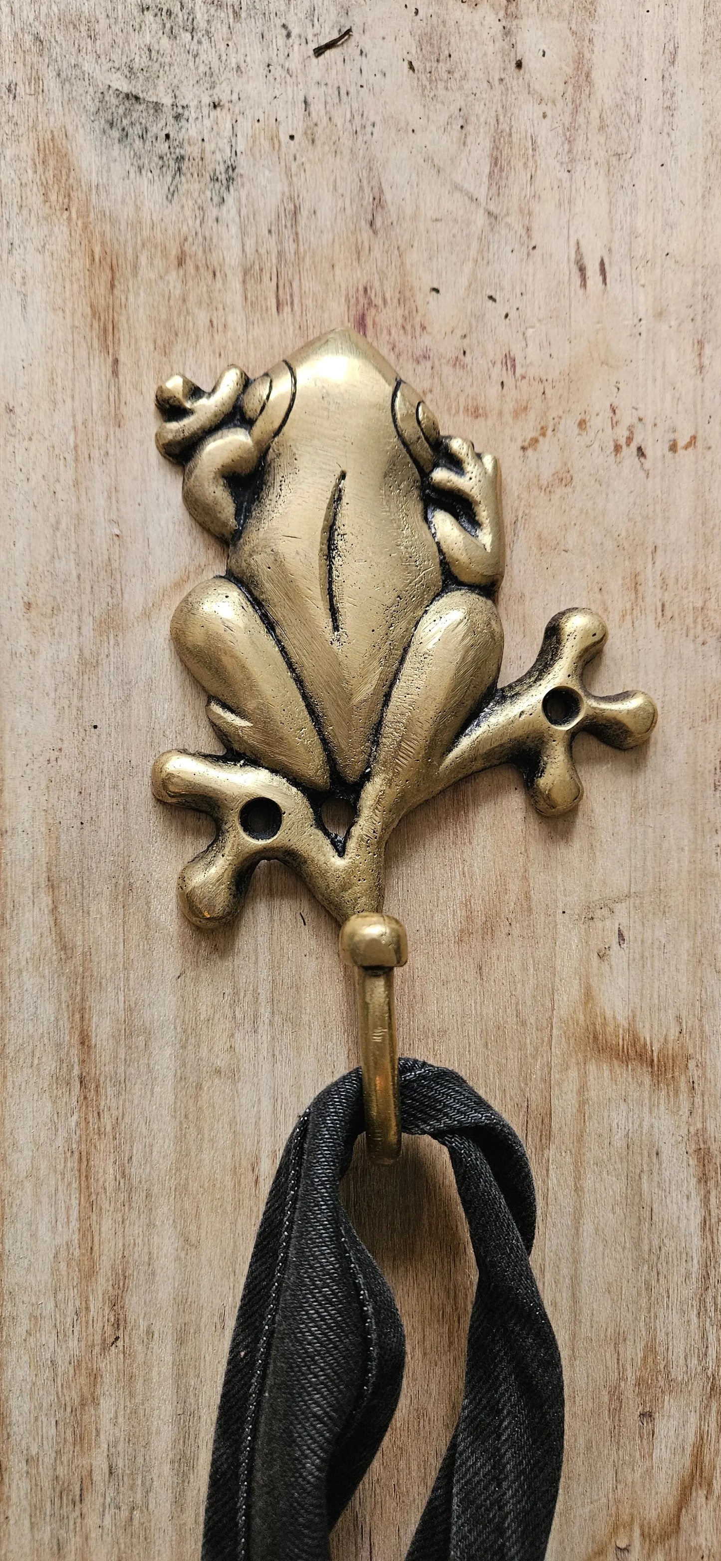 Patère Bronze Grenouille - Décoration Amusante et Originale Tokolausanne