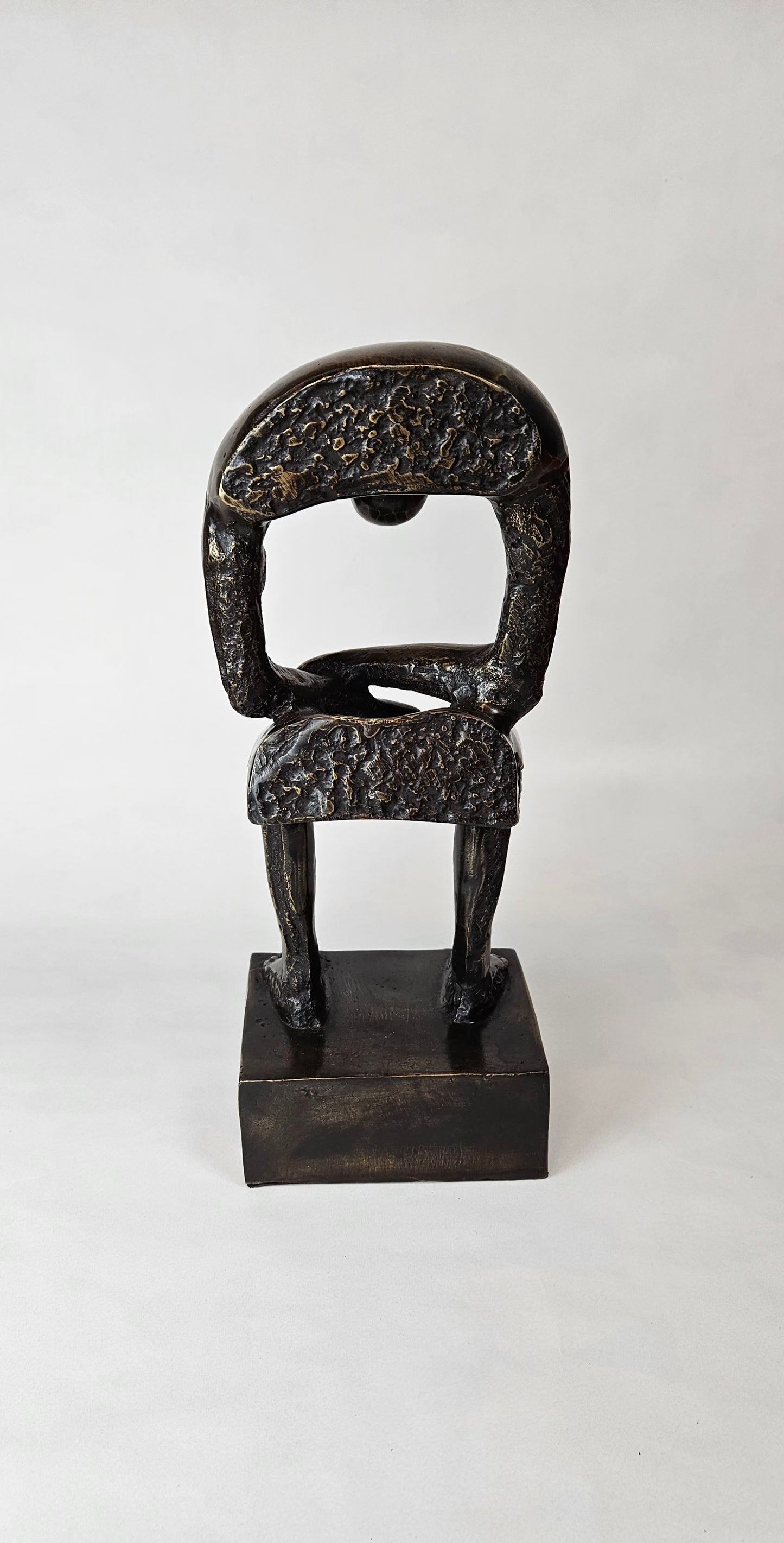 Statue en Bronze - Figure Humaine Contemplative Tokolausanne