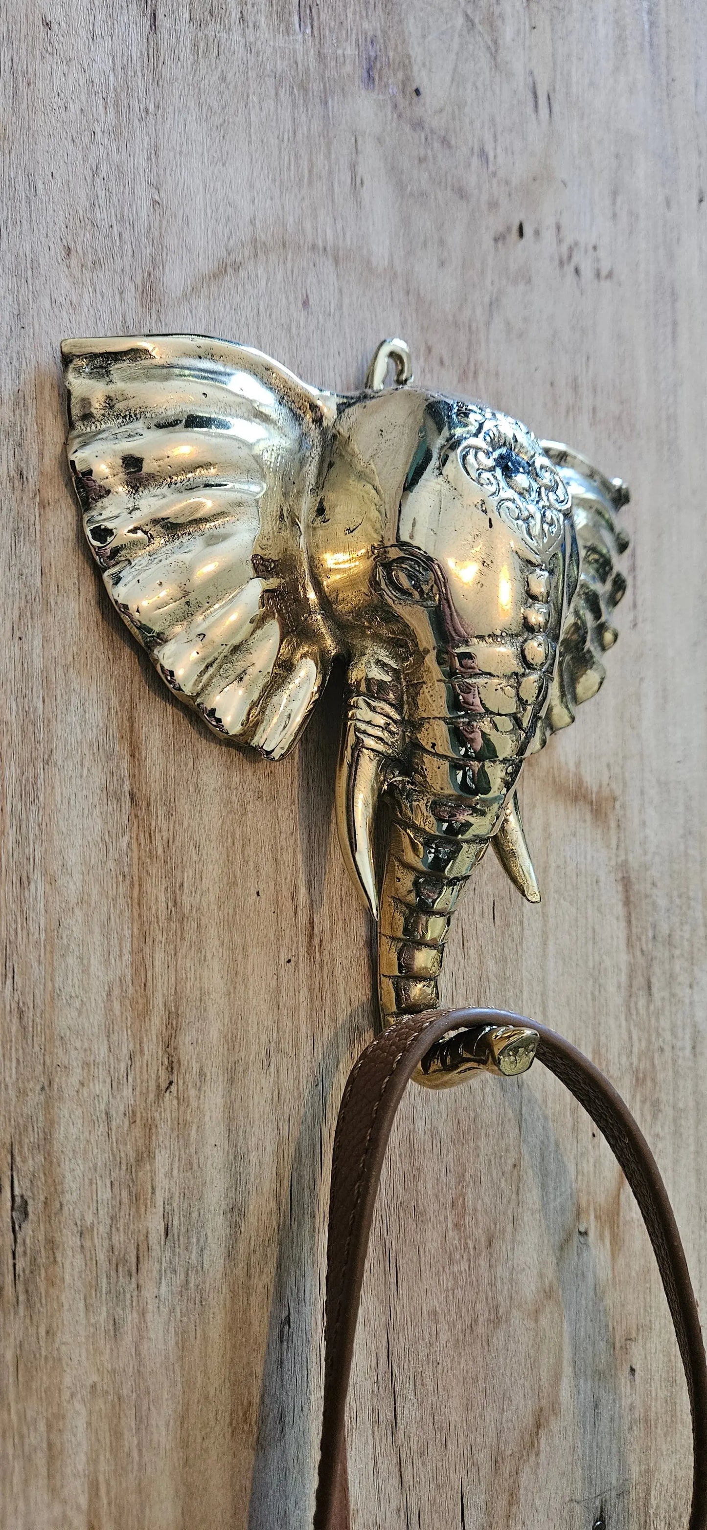 patere elephant en bronze