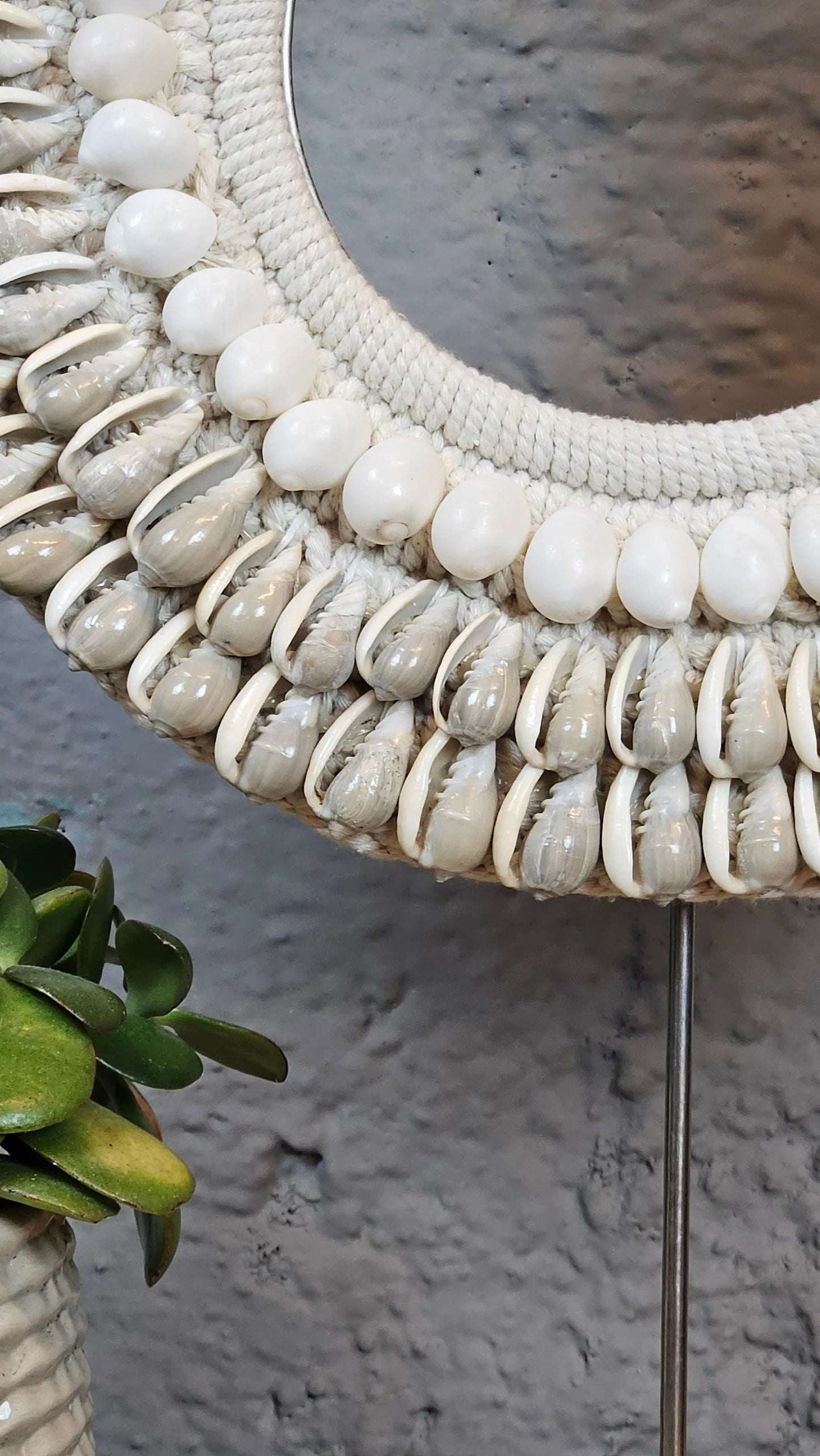 Décoration Collier en coquillage - Bijou décoratif esprit marin