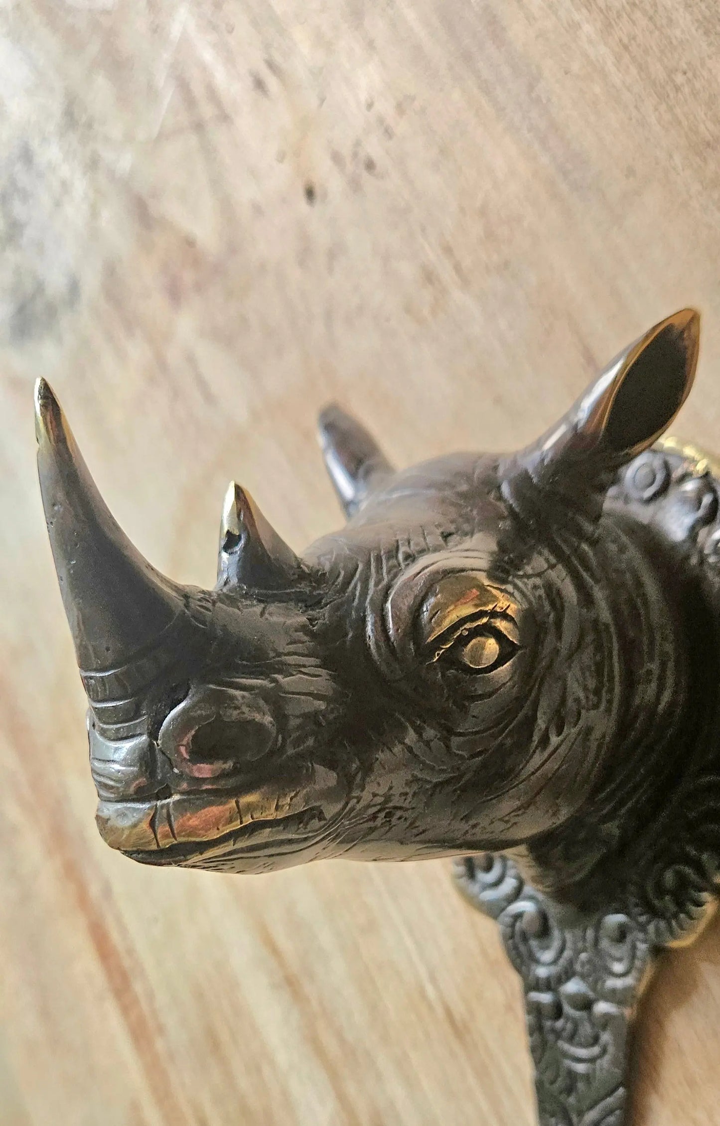 Crochet / Patère Mural Rhinocéros Tokolausanne