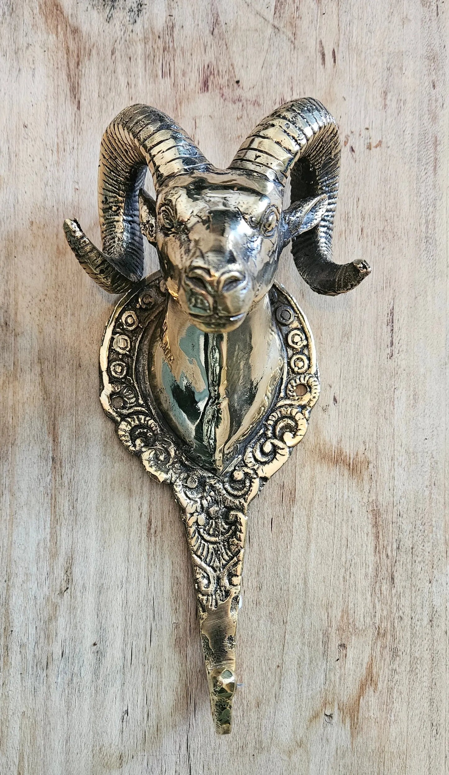 Crochet / Patère Murale Tête de Bélier Tokolausanne