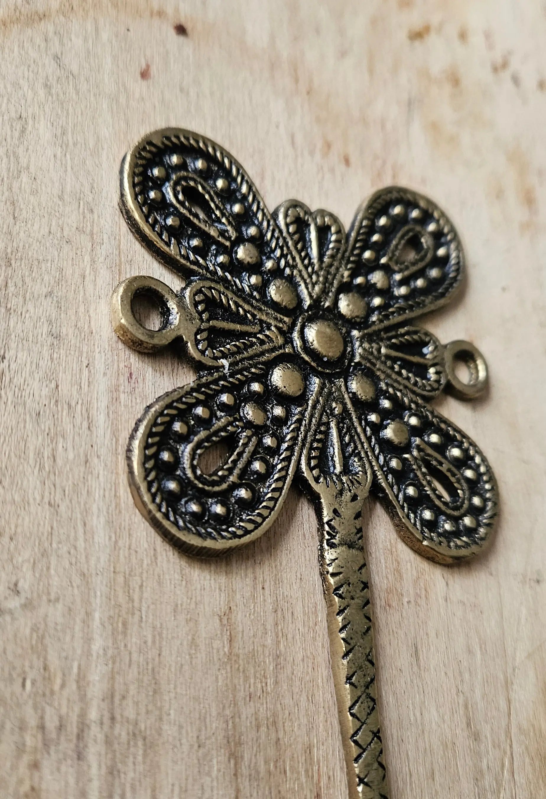 Patère Murale Papillon en Bronze - Crochet Vintage Bohème Décoratif Tokolausanne