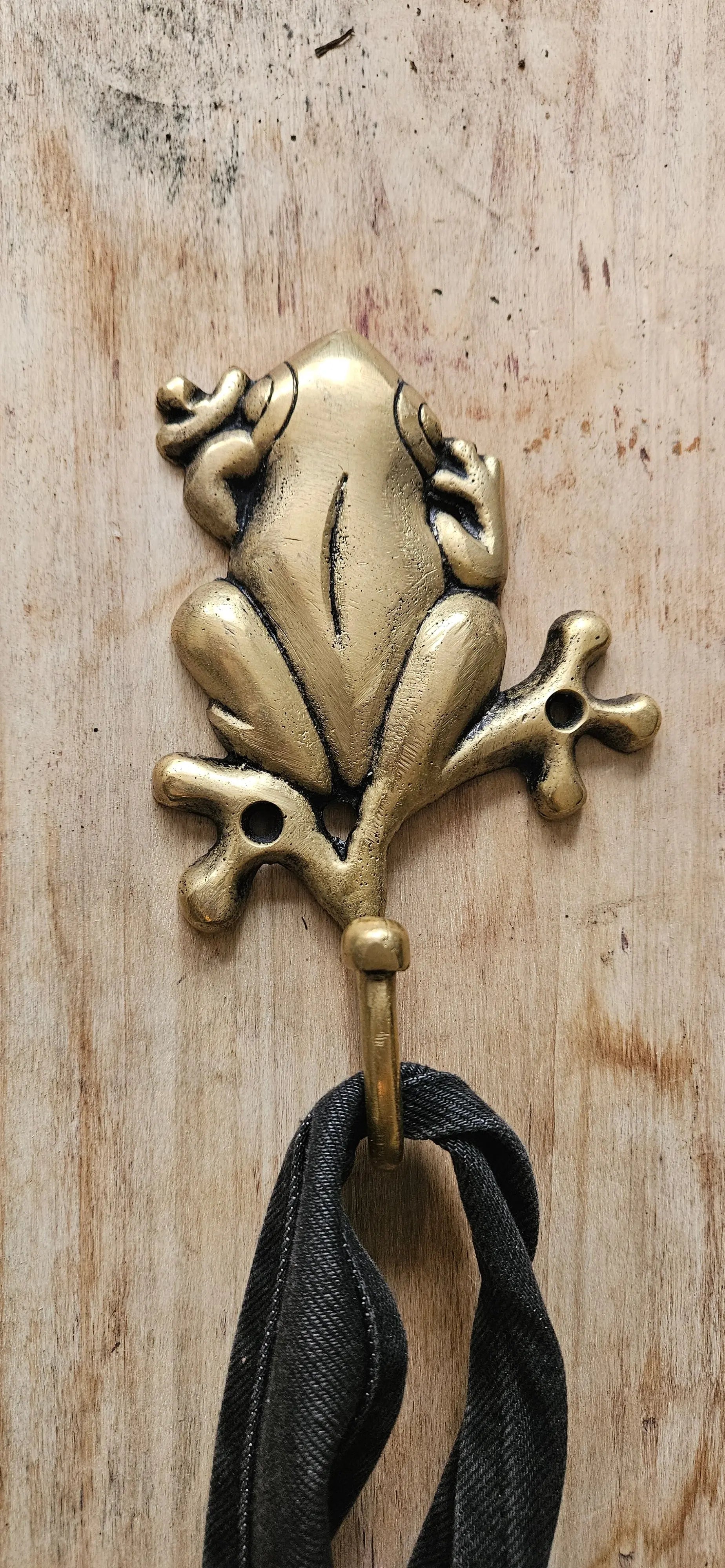 Patère Bronze Grenouille - Décoration Amusante et Originale Tokolausanne