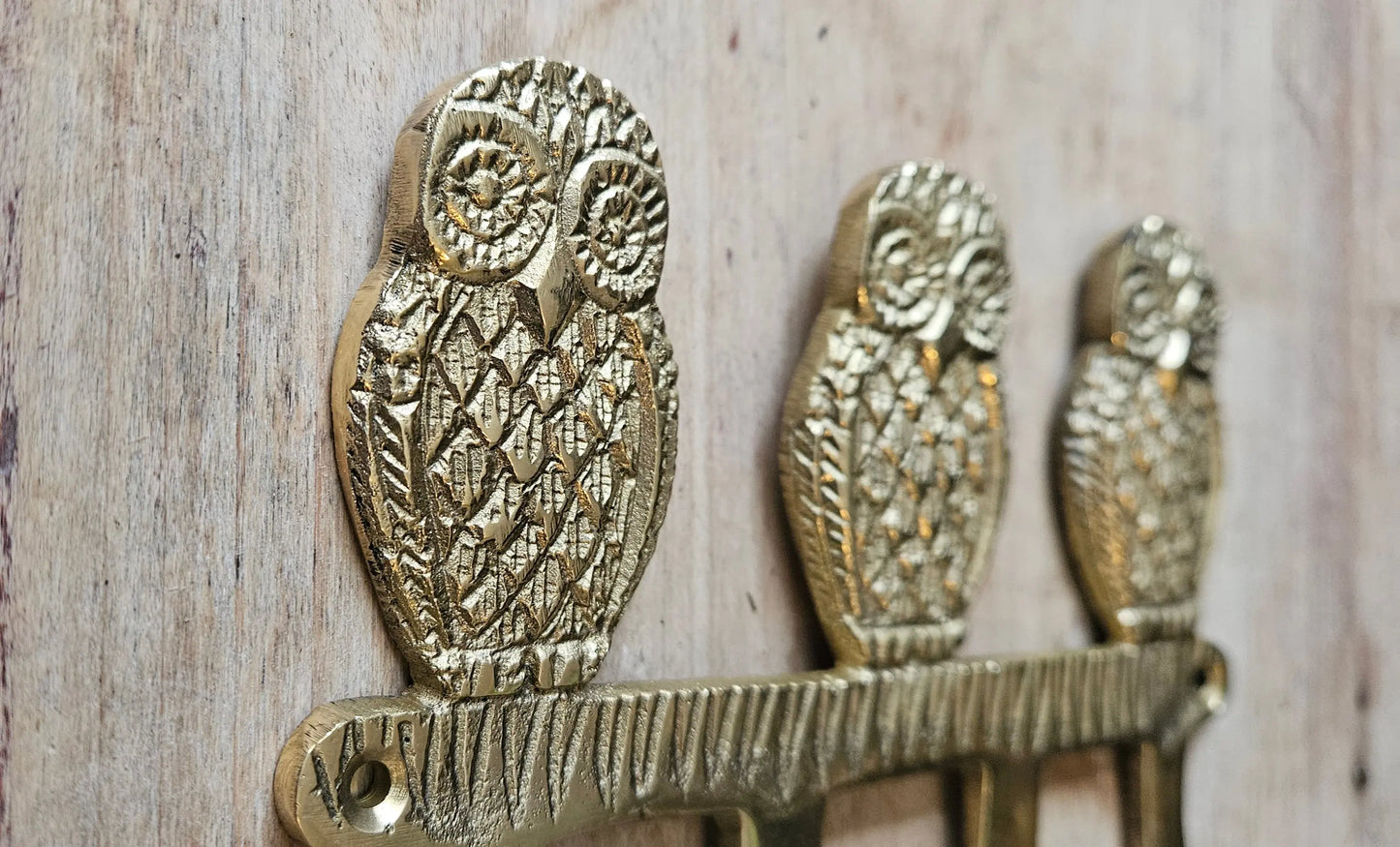 Patère Décorative Hibou - Accessoire Bohème Chic pour Intérieur Tokolausanne
