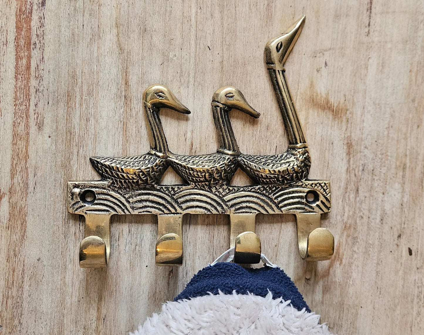 Patère Bronze Motif Canards - Décoration Élégante pour Intérieur Tokolausanne
