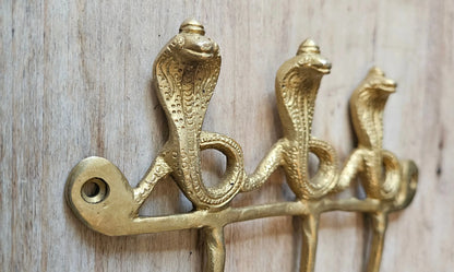 Patère Murale Bronze "Cobra" - Décoration Exotique et Élégante Tokolausanne