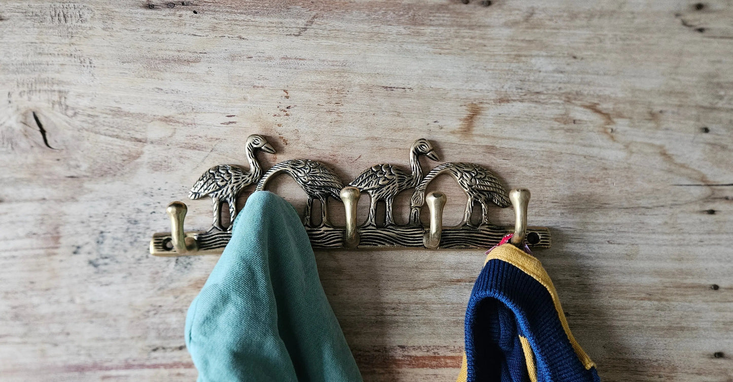 patere oies en bronze