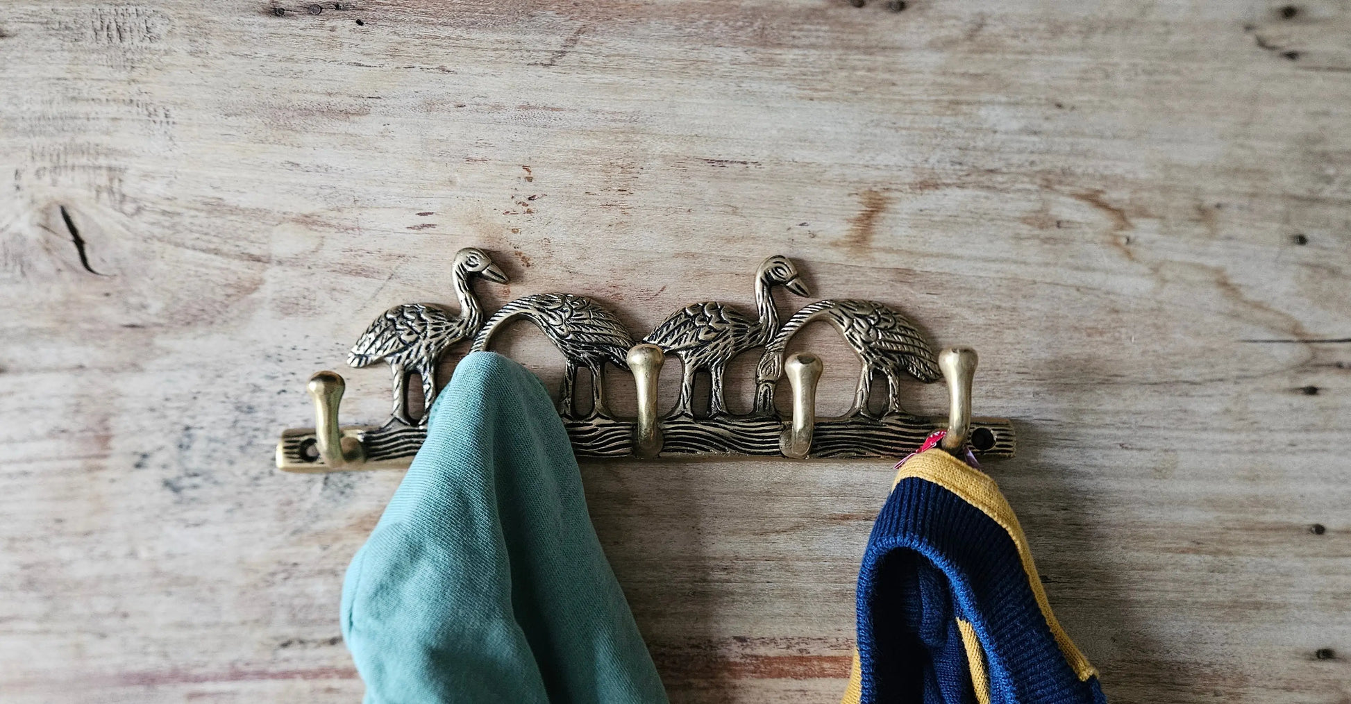 patere oies en bronze