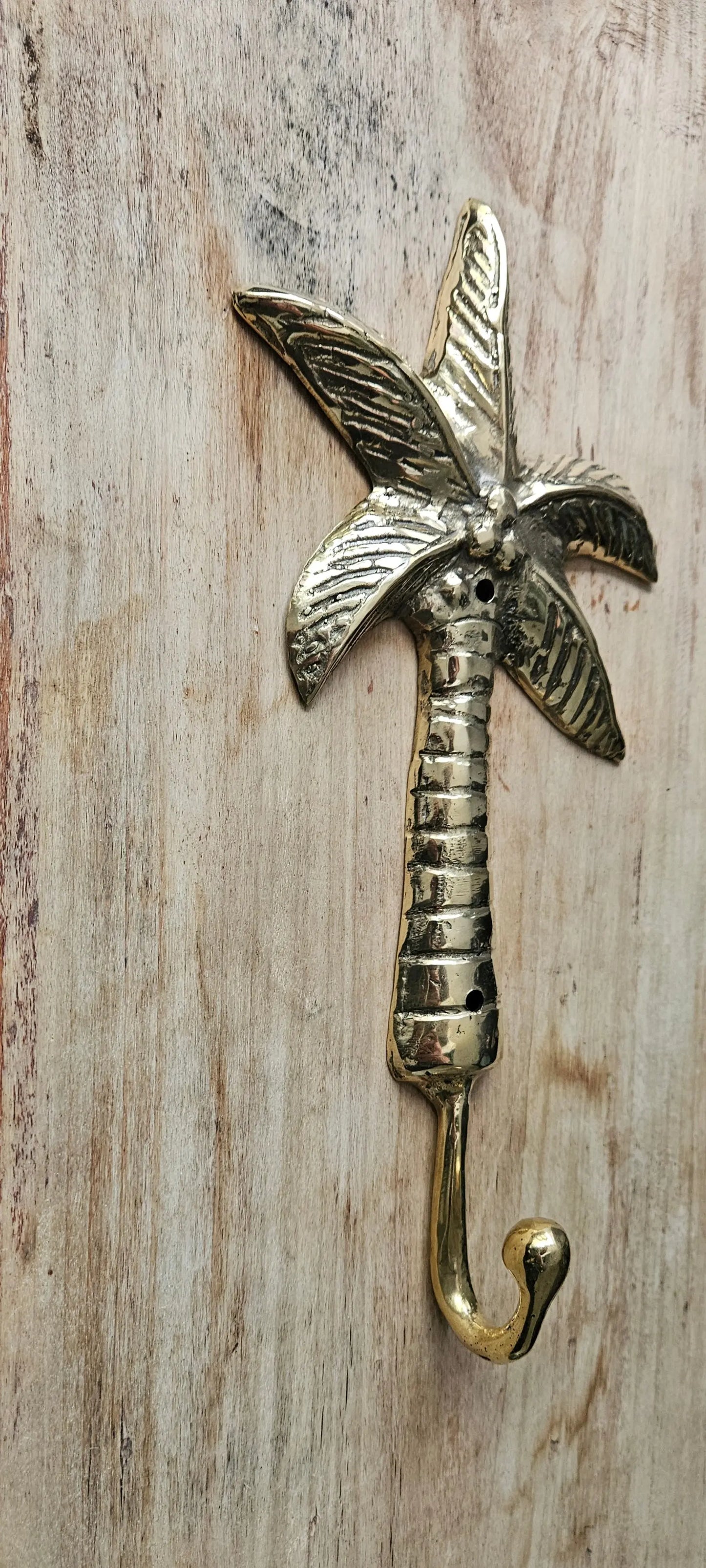 Patere palmier en bronze