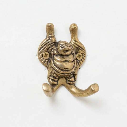 Patère Bouddha vintage en bronze, Déco zen - TokoLausanne