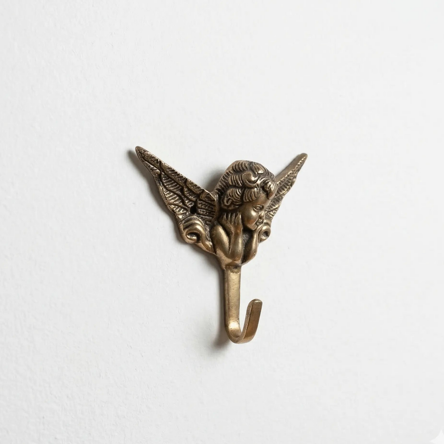 Crochet mural ange en bronze - TokoLausanne