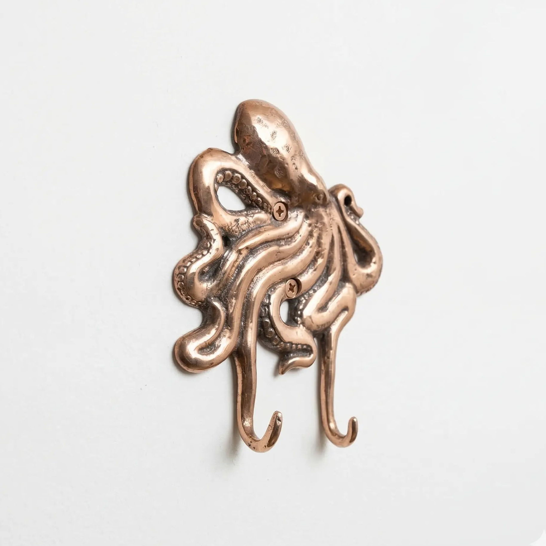 Crochet Mural Poulpe Bronze Vintage - Déco Marine - TokoLausanne