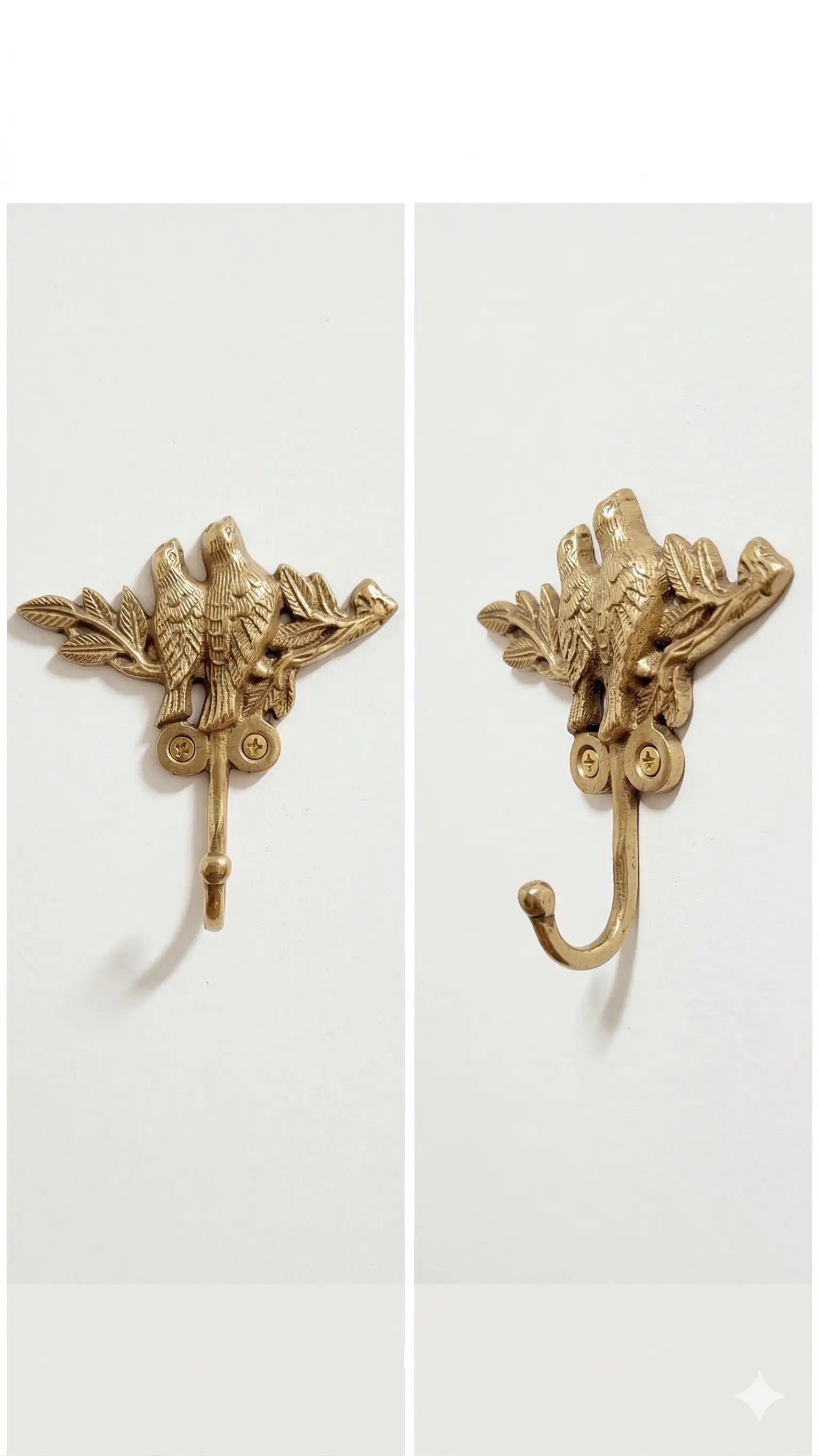 Patère murale motif oiseaux - TokoLausanne