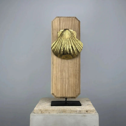 Heurtoir de porte Coquille Saint-Jacques en Bronze