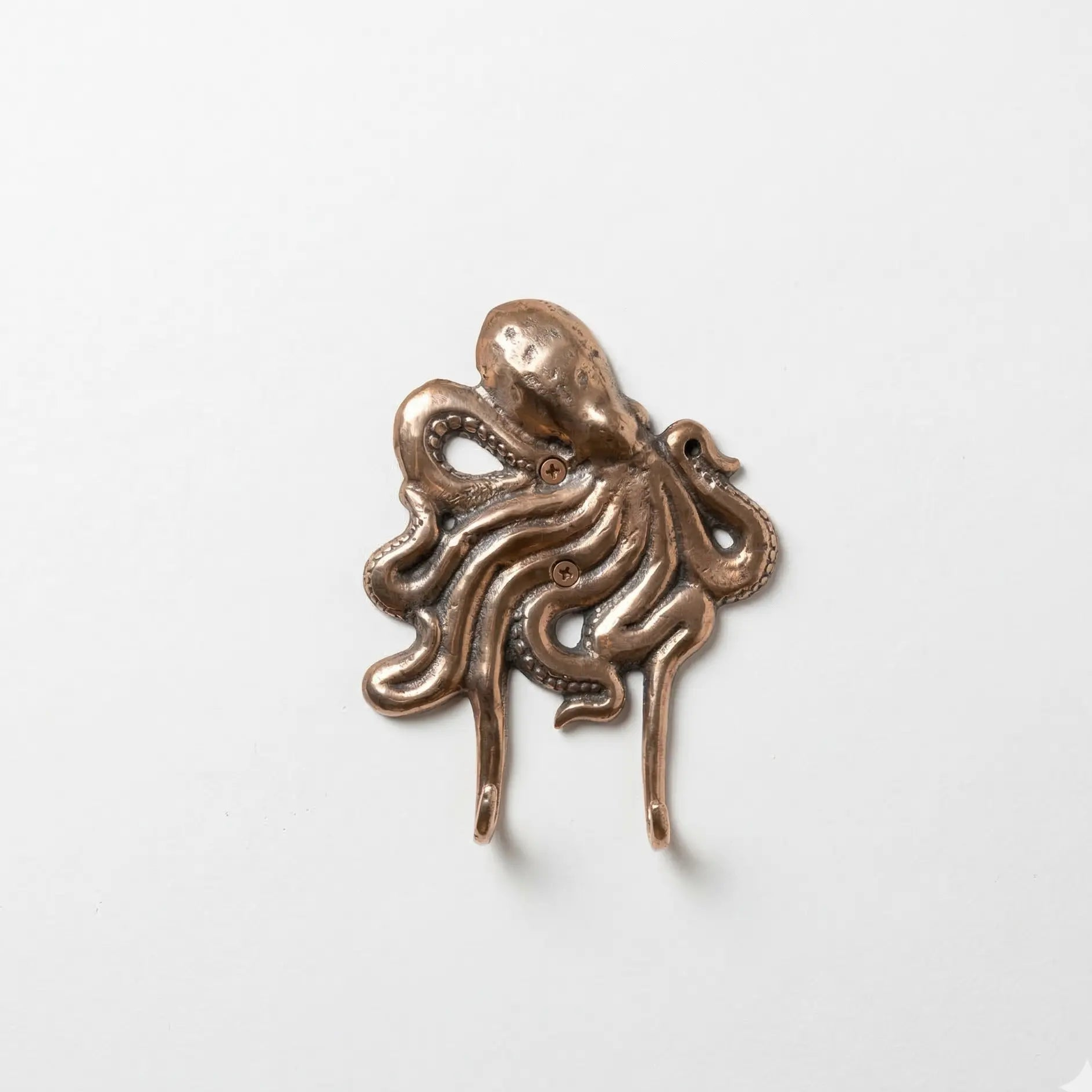 Crochet Mural Poulpe Bronze Vintage - Déco Marine - TokoLausanne