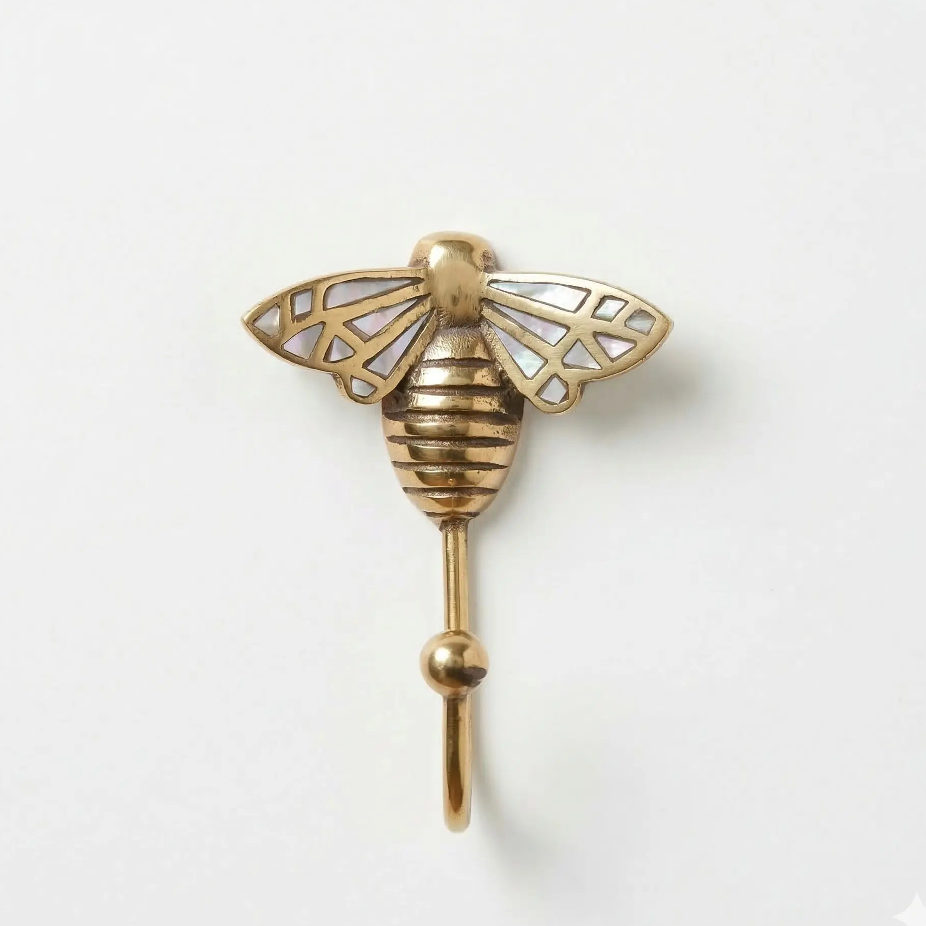 Crochet mural abeille dorée - touche printanière! - TokoLausanne