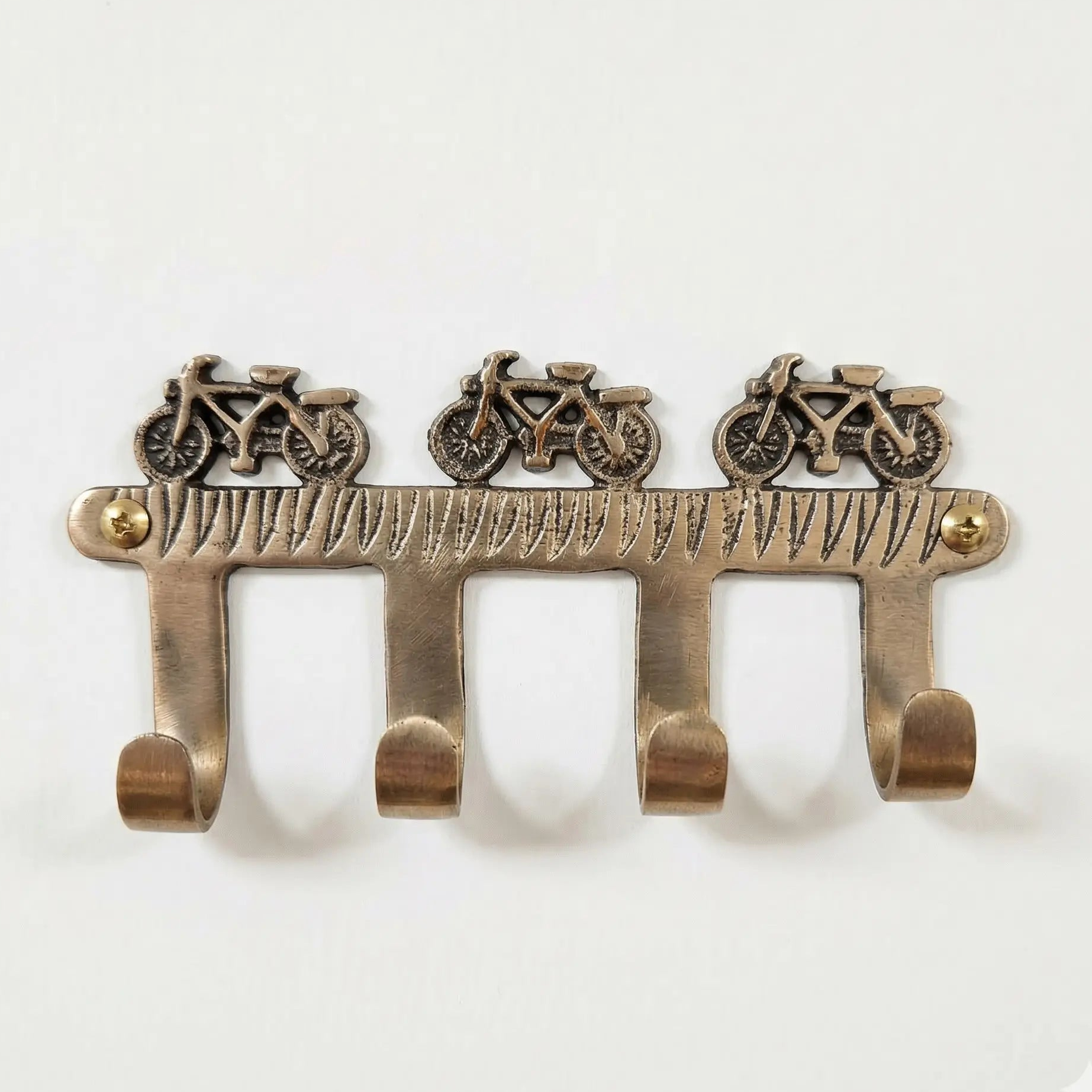 Porte-manteau mural original avec motif de vélos rétro - TokoLausanne