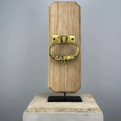 Heurtoir de porte Anneau Sculpté en Bronze
