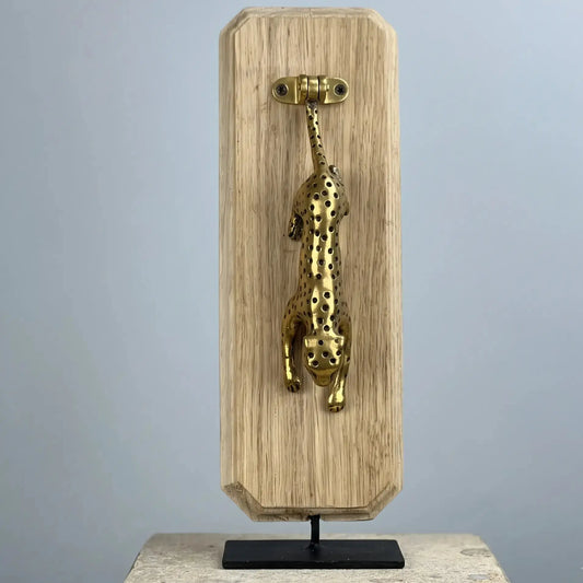 Heurtoir de porte Guépard en Bronze