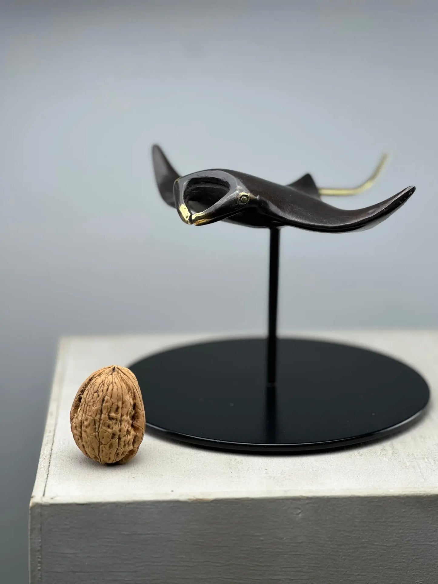 Sculpture Raie manta en bronze
