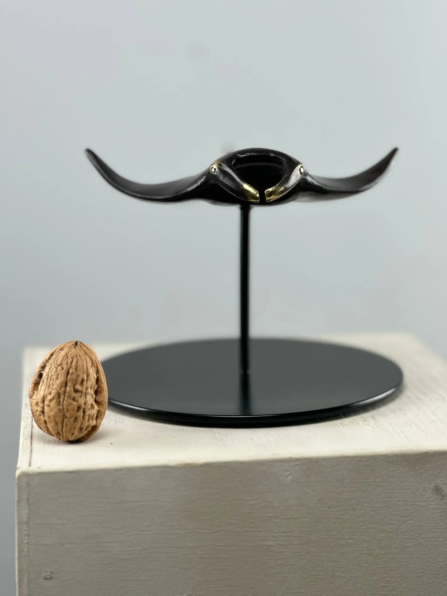 Sculpture Raie manta en bronze