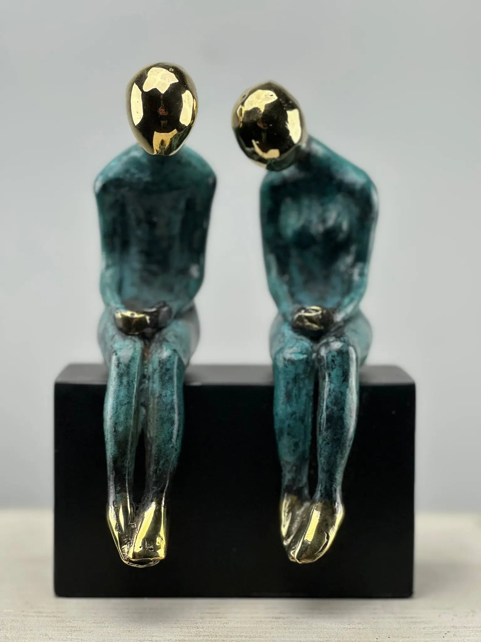 Le Couple Pensif en Bronze TokoLausanne 