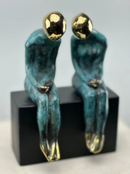 Le Couple Pensif en Bronze TokoLausanne 