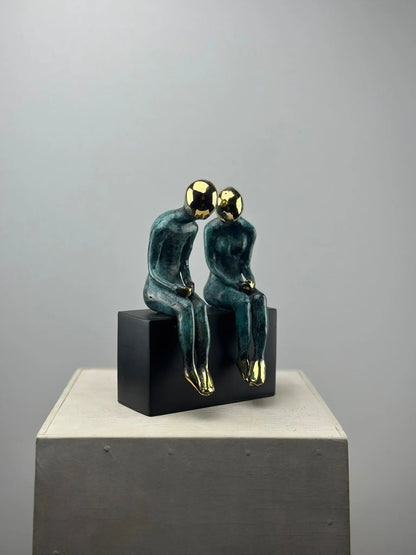 Le Couple Pensif en Bronze TokoLausanne 