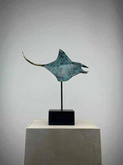 La raie manta en bronze TokoLausanne 