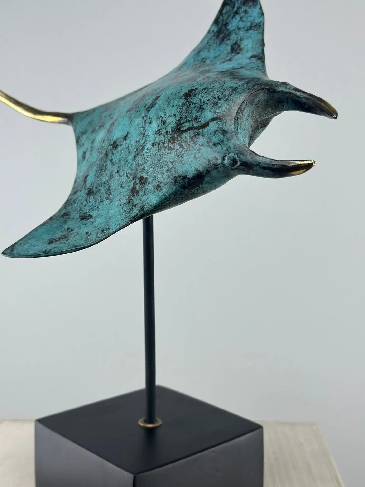 La raie manta en bronze TokoLausanne 