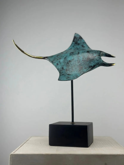 La raie manta en bronze TokoLausanne 
