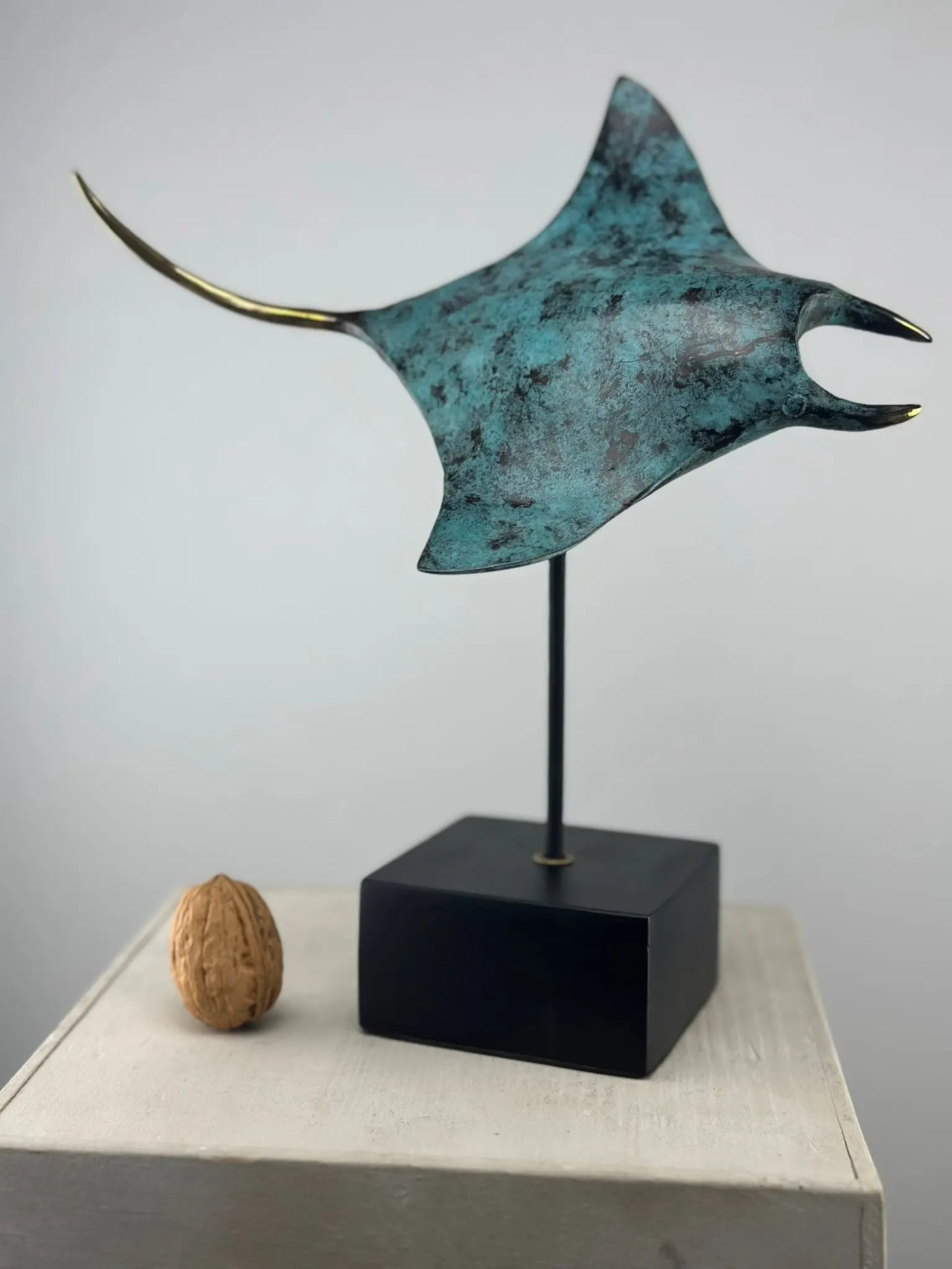La raie manta en bronze TokoLausanne 