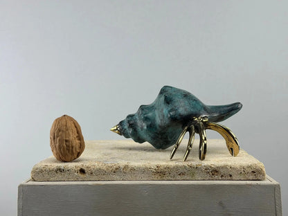 Sculpture Bernard-l'Hermite en bronze TokoLausanne 