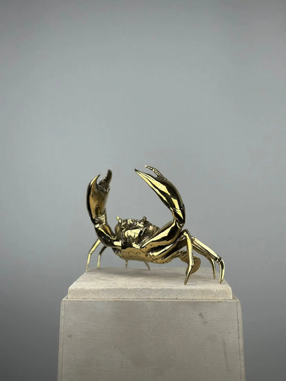 Crabe en bronze doré TokoLausanne 