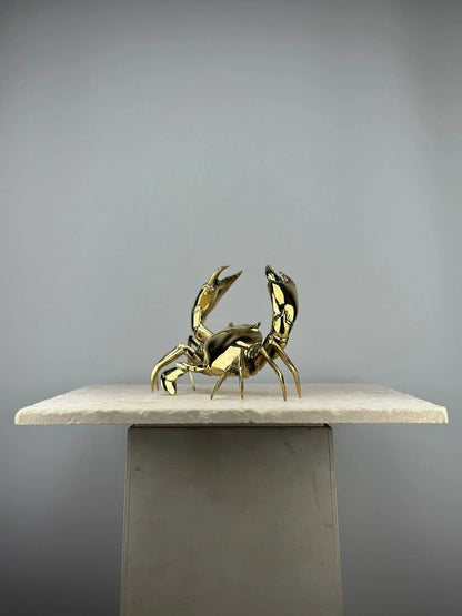 Crabe en bronze doré TokoLausanne 