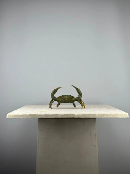 Crabe en bronze vert de gris TokoLausanne 