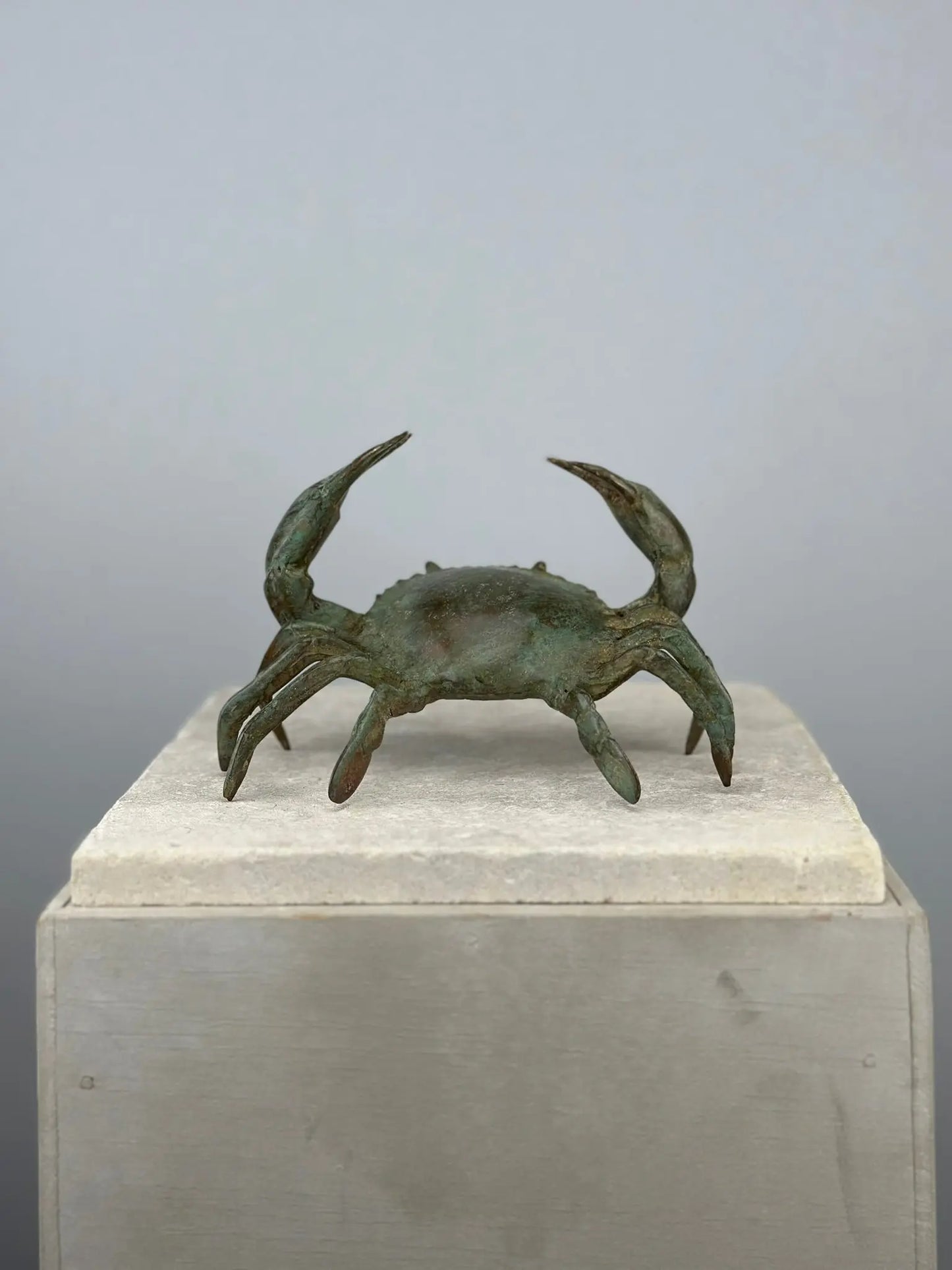 Crabe en bronze vert de gris TokoLausanne 