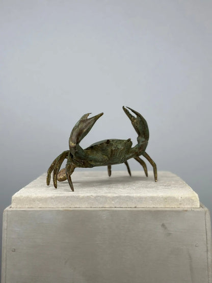 Crabe en bronze vert de gris TokoLausanne 
