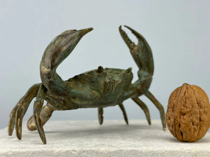 Crabe en bronze vert de gris TokoLausanne 