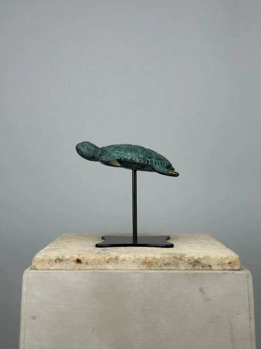 Sculpture Tortue en Bronze