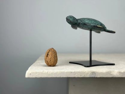Sculpture Tortue en Bronze