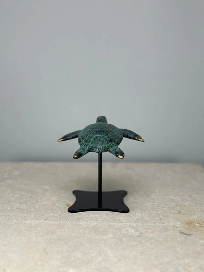 Sculpture Tortue en Bronze