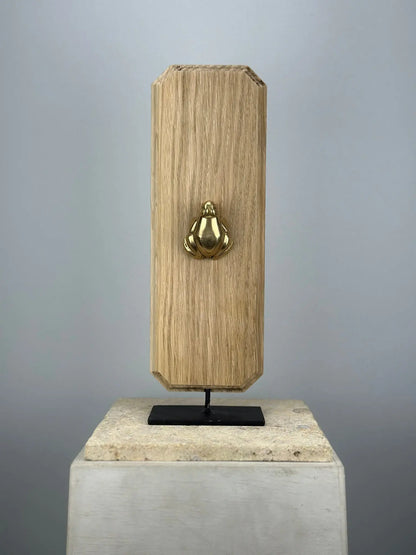 Heurtoir de porte Grenouille en Bronze