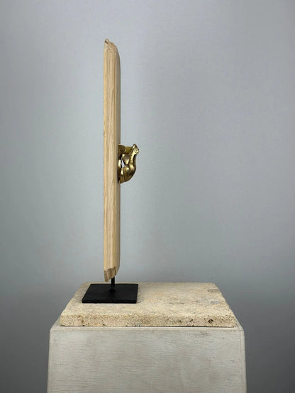 Heurtoir de porte Grenouille en Bronze