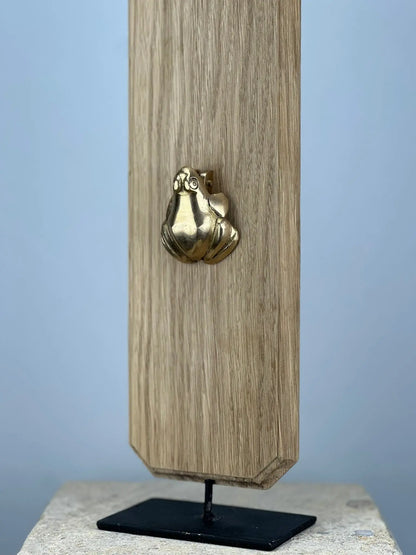 Heurtoir de porte Grenouille en Bronze