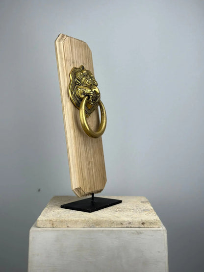 Heurtoir de porte Masque Barong en Bronze