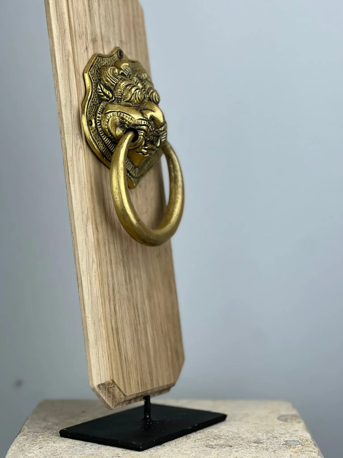 Heurtoir de porte Masque Barong en Bronze