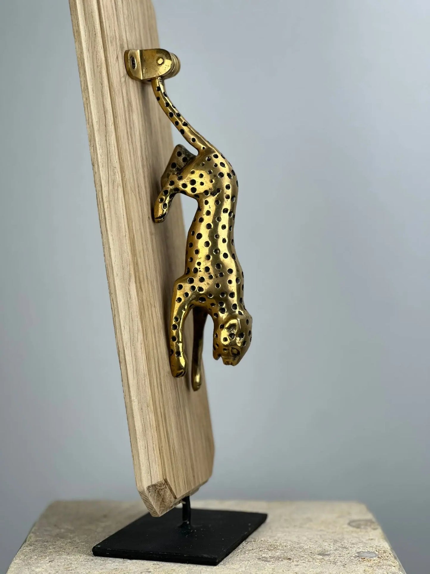 Heurtoir de porte Guépard en Bronze